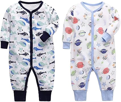 baby footless romper