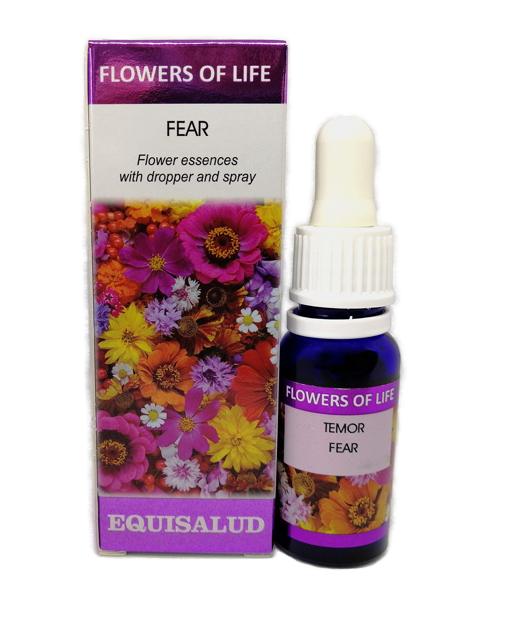 Flowers of Life - Fear - Certified Organic Natural Flower Remedy 15ml Dropper and Spray