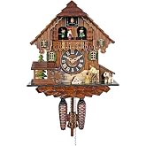 Engstler Adolf Herr Quartz Cuckoo Clock - The Busy Wood Chopper