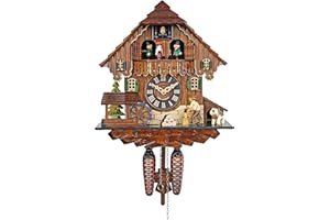Engstler Adolf Herr Quartz Cuckoo Clock - The Busy Wood Chopper
