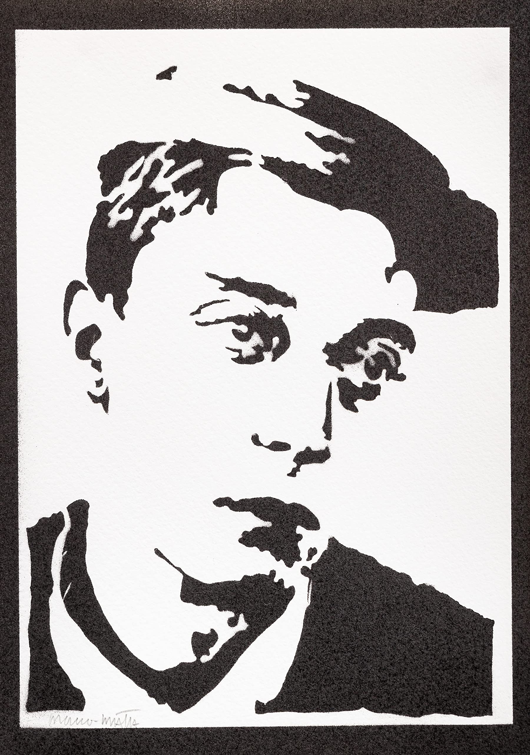 moreno-mata Real Handmade Graffiti Buster K... Films Poster Room Decor Home Wall Art Decoration Bedroom Gifts for Men and Women