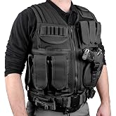 Barska Loaded Gear VX-200 Tactical Vest with Holster, Belt, Pouches, and Pockets - for Airsoft, Paintball, and Hunting
