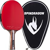 Spindragon Apex Carbon Ping Pong Paddle with Protective Case &amp; Carbon Fiber | Engineered for Spin &amp; Control