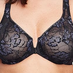 Glamorise Full Figure Plus Size Lacey T-Back