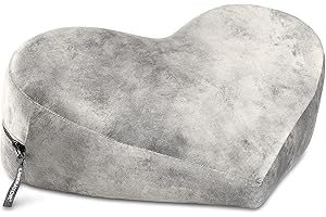 Liberator Heart Wedge Sex Pillow - Ibiza Collection, Silver