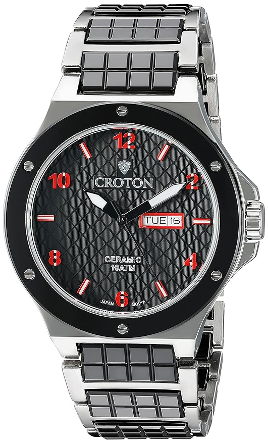 Buy CROTON Men's CN307500SSRD Millenium Analog Display Quartz Two Tone