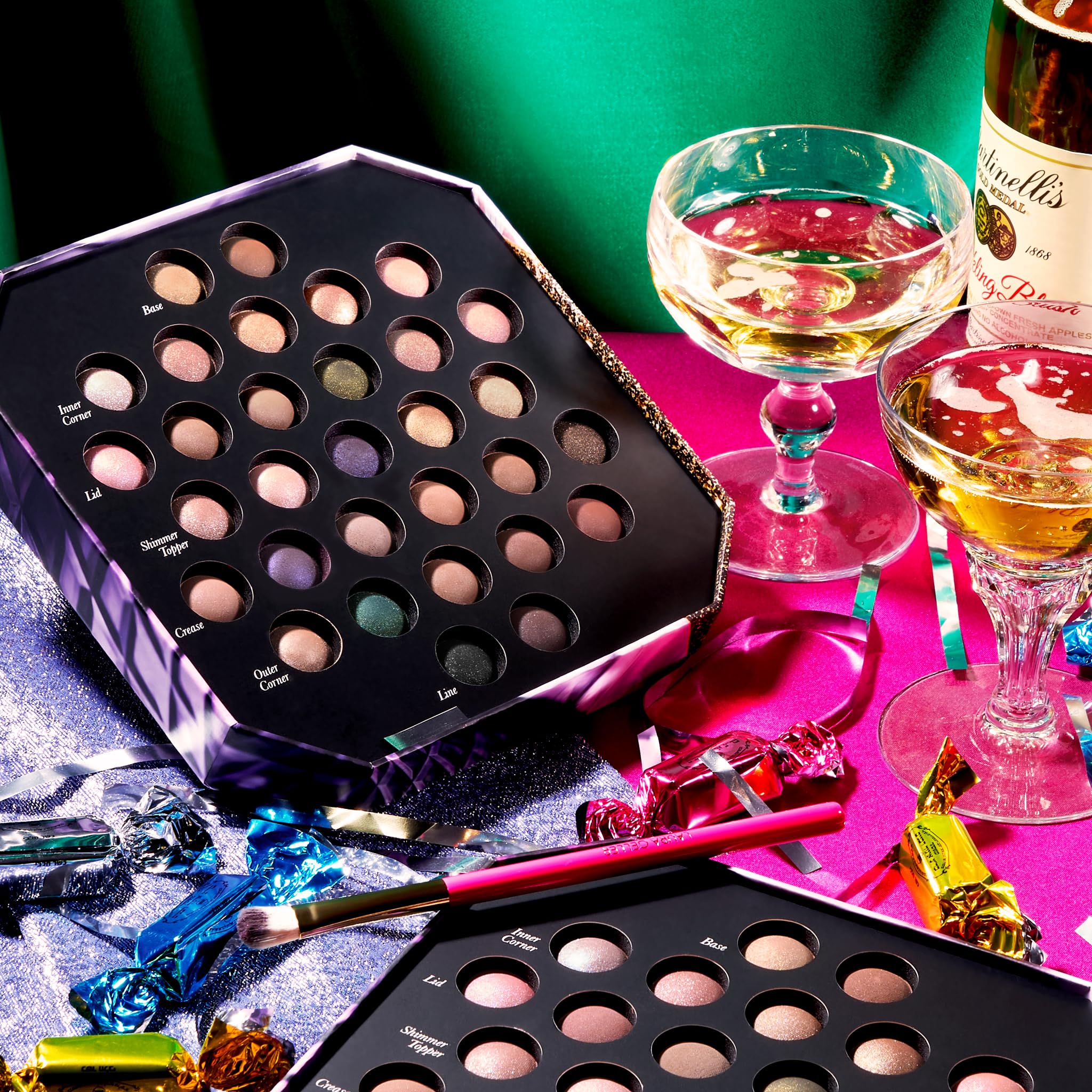 LAURA GELLER NEW YORK The Ultimate Palette Baked Eyeshadow Palette Sensation Soiree - 31 shades - Matte and Shimmer Shades - Pigmented Crease-Proof Eye Makeup