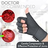Medipaq Compression Gloves Arthritis Relief Large Open Finger Pair view 3