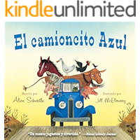 El camioncito Azul (Little Blue Truck, Spanish Edition) book cover