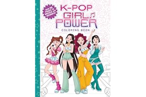 K-Pop Girl Power Coloring Book (Illustrated edition)