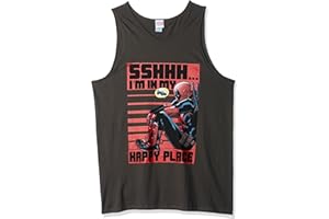 Marvel Mens Official Marvel Happy Deadpool Men's Tank TopShirt