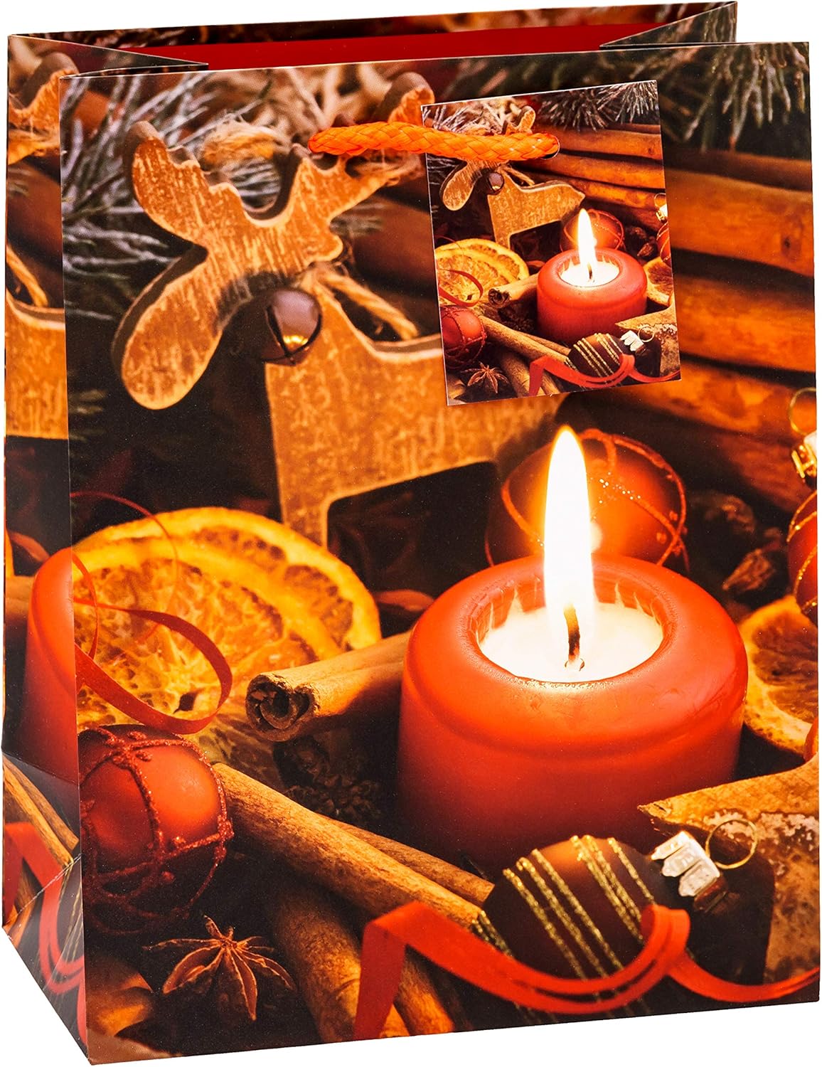 TSI 83018 Gift Bags Christmas No 8, Pack of 12, Size: Medium (7 x 4 x 9 inch), 83018-A, Motif Christmas series 8, 1 count (Pack of 12) - Image 4