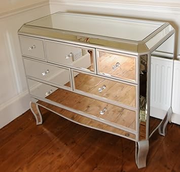 Port De Soller Palazzo Large Mirrored Chest Of Drawers Multi 6