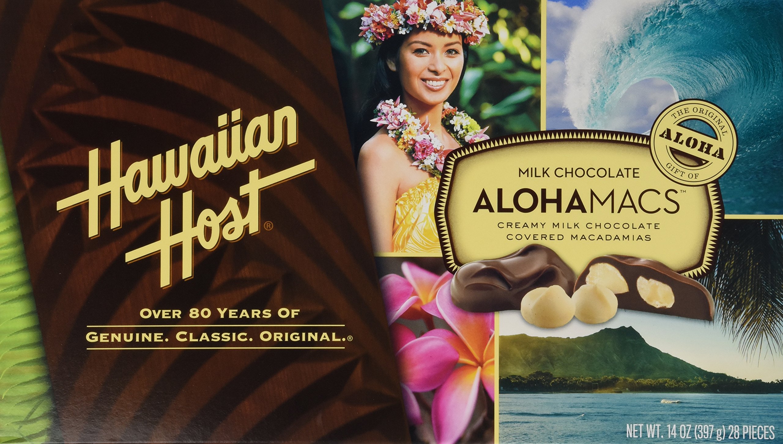 Hawaiian Host Alohamacs Milk Chocolate The Original