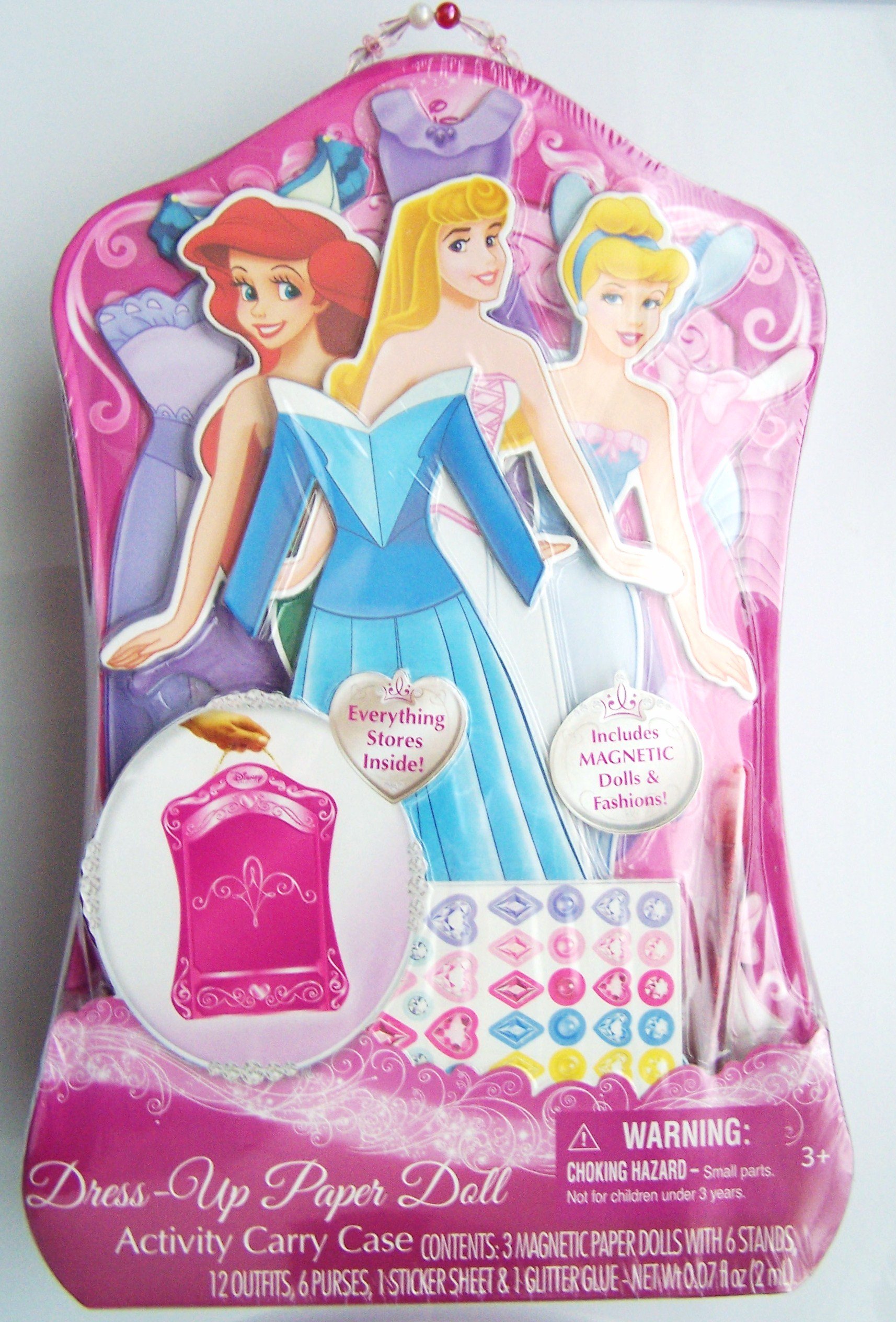 Disney Princess Magnetic Paper Doll Activity Kit with Carry Case