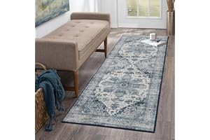 GarveeHome 2x6 Runner Rug Non Slip Entryway Rug Washable Rugs Vintage Kitchen Area Rug Distressed Oriental Carpet for Hallway