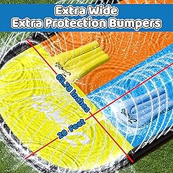 JAMBO XL Premium 20Ft Slip Splash and Slide with 2