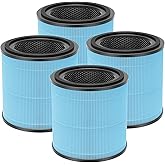 AP0601 Replacement Filters Compatible with AIRTOK Air Puri-fier, 4-in-1 Main Filters, High-Efficiency Activated Carbon Filter, AP0601-RF 4 Pack