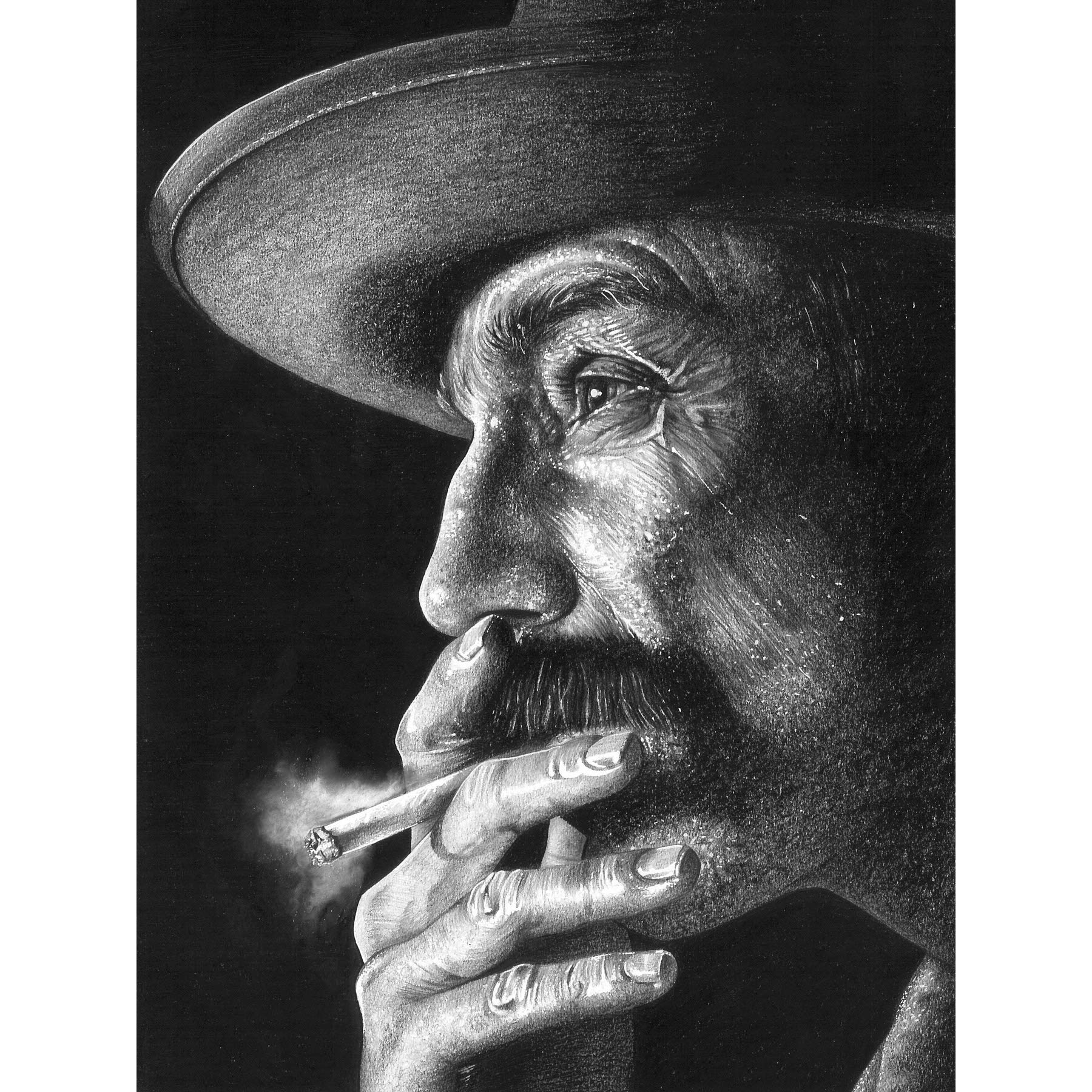 Wee Blue Coo There Will Be Blood Daniel Plainview Day Lewis Wayne Maguire Premium Wall Art Canvas Print 18X24 Inch