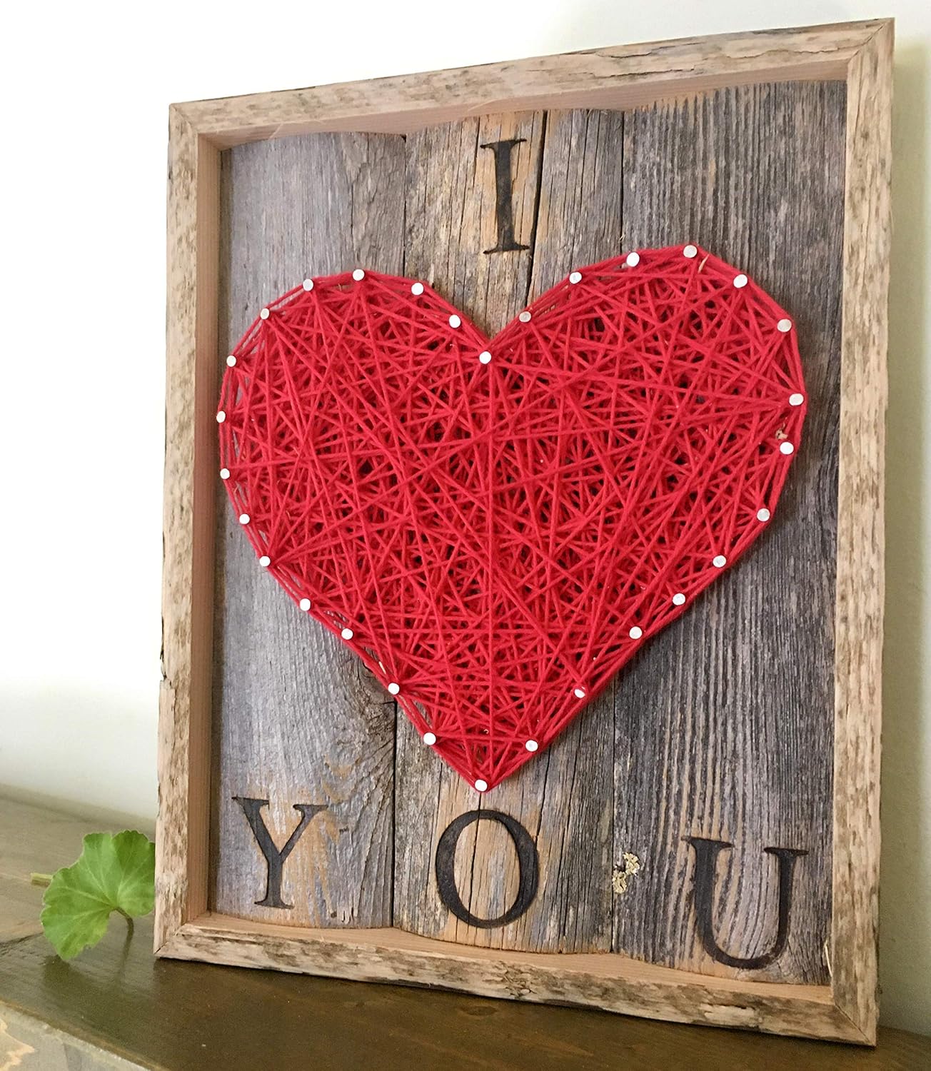 Amazon Com Framed I Love You String Art Heart Sign Plaque A