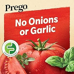 Prego Traditional Sensitive Recipe Low FODMAP Pasta