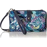 Sakroots Artist Circle Smartphone Crossbody in Coated Canvas, Detachable Wristlet Strap