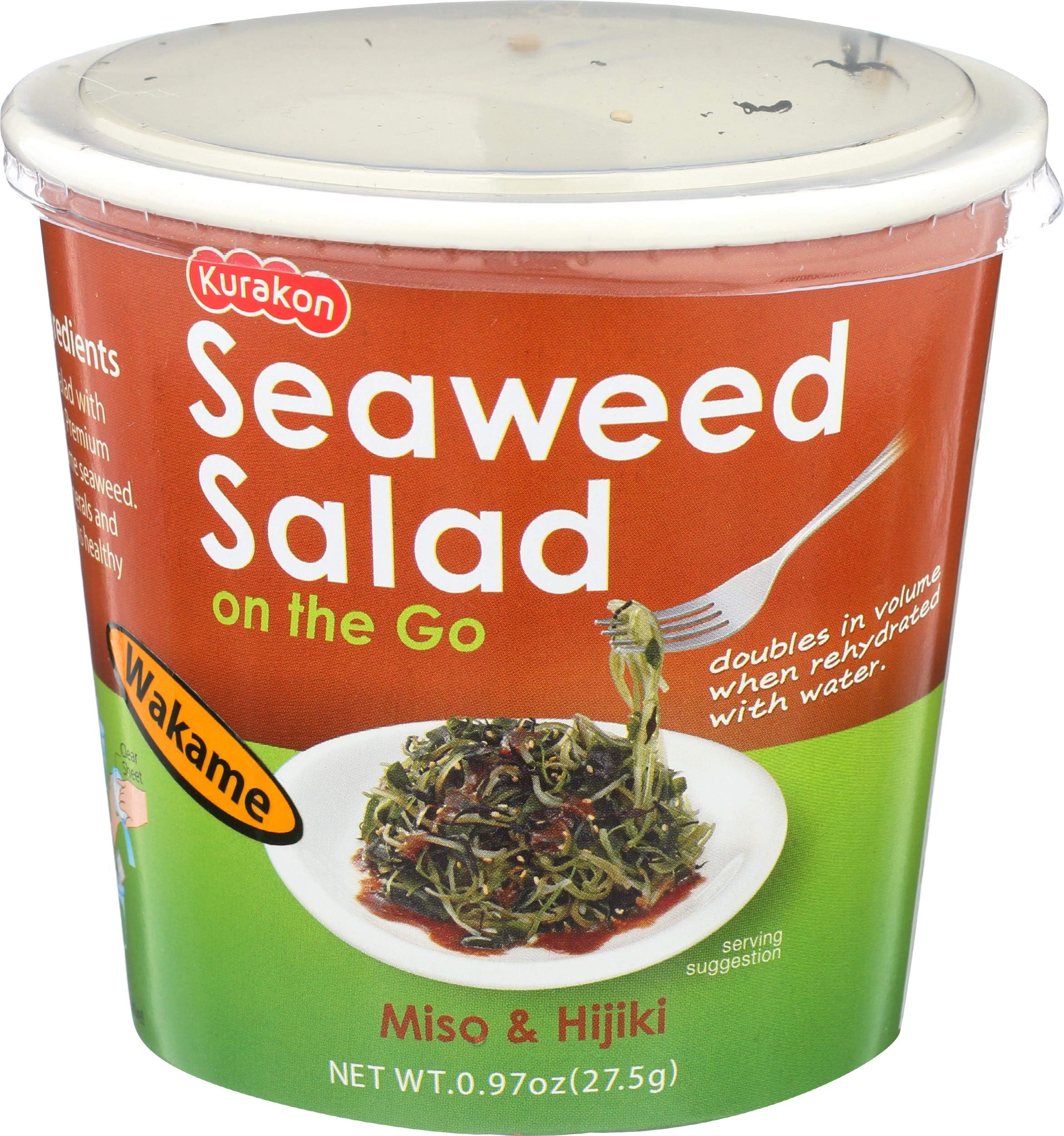 Japanese Delight, Seaweed Salad On The Go Miso And Hijiki, 0.97 Ounce