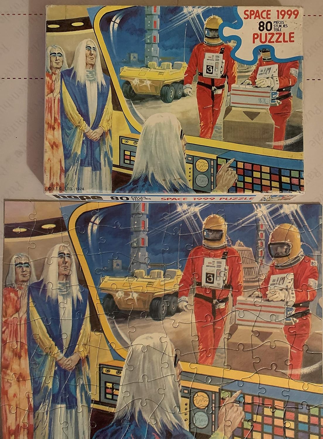 Space 1999 Vintage Gerry Andersons 1974 Hope 80 Piece Fully