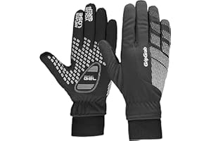 GripGrab Ride Windproof Winter Padded Cycling Gloves Full Finger Breathable Biking Gloves Thermal Fleece Lined Cold Weather Bike Riding Gloves for MTB Gravel Road Bike