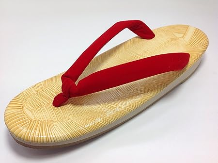 Amazon Co Jp 婦人 レディース 草履 和柄サンダル 赤鼻緒 浴衣 盆踊り Ll寸 24 5 25 5cm おもちゃ