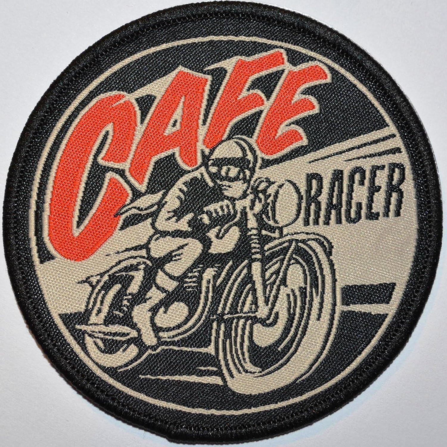 Cafe Racer Motorcycles Cloth Iron On Patches Appliques