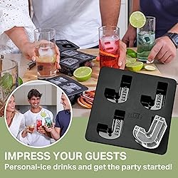 DRINKSPLINKS Silicone Ice Cube Mold Tray - Custom