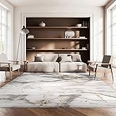 SAFAVIEH Craft Collection Area Rug - 8' x 10', Grey & Gold, Modern Abstract Design, Non-Shedding & Easy Care, Ideal for High 
