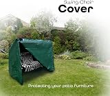 DIVCHI Garden Swing Cover Waterproof Heavy Duty 3 Seater Green view 2