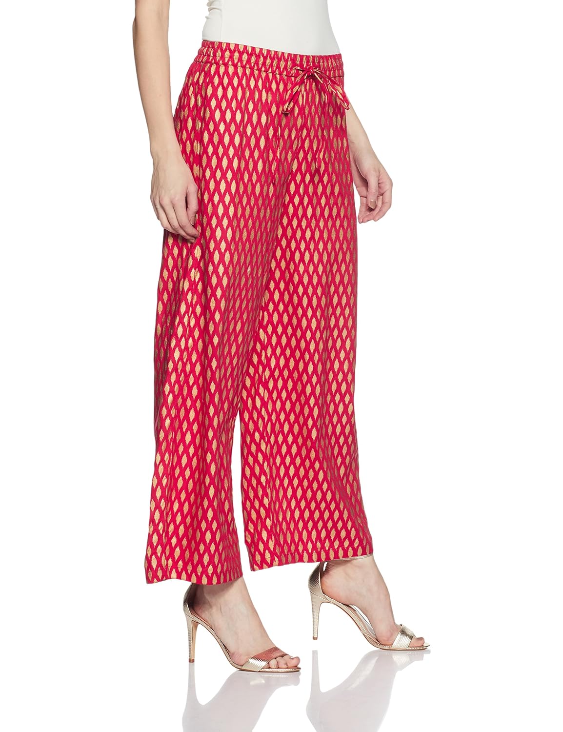 amazon brand- myx women's festive palazzo