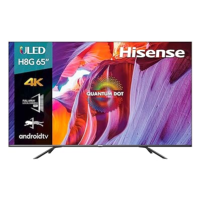 Hisense 65 pulgadas Clase H8 Quantum Series Android 4K ULED Smart TV con voz remota (65H8G, modelo 2020)