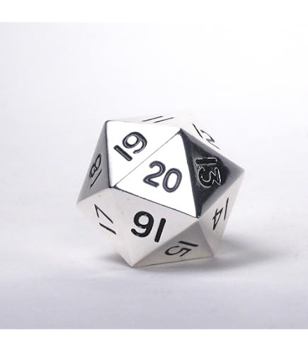 VGEBY dés de jeu de rôle Dés polyédriques, jeu de société en métal Dés