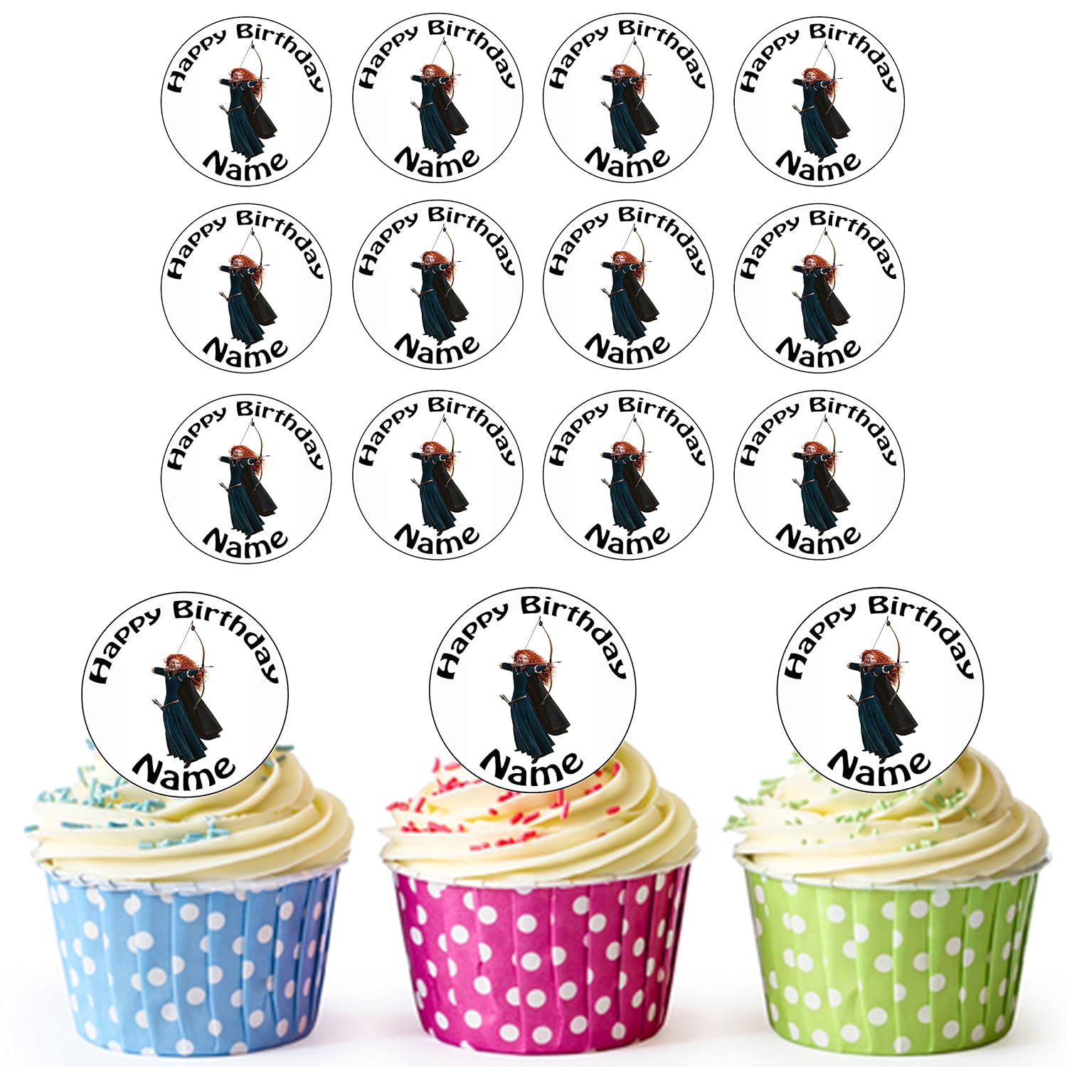 Easy Precut Circles Merida 24 Personalised Edible Cupcake Toppers Birthday Cake Decorations Disney Princess Brave Art Craft Supplies Arts Crafts Rematiptop Com Br Easy Precut Circles Merida 24 Personalised Edible Cupcake Toppers Birthday Cake Decorations Disney Princess Brave Art Craft Supplies Arts Crafts Rematiptop Com Br