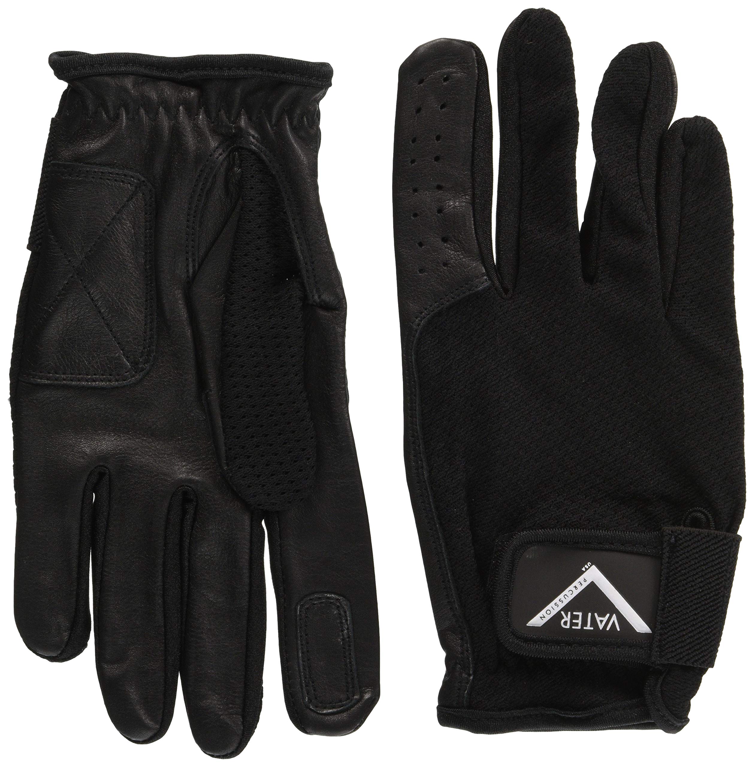 Vater Drumsticks VDGM - Drumming Gloves - Medium - Black