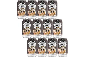 (Pack of 12) Lady Boba 12 Cans. Milk Bubble Tea with Boba Pearls in a Can (10.7oz/can). Variety of Flavors: Assorted, Classic, Brown Sugar, Taro, Matcha Latte. Ready To Drink Beverage. (Brown Sugar)