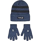 Hurley unisex-child Beanie and Glove Set