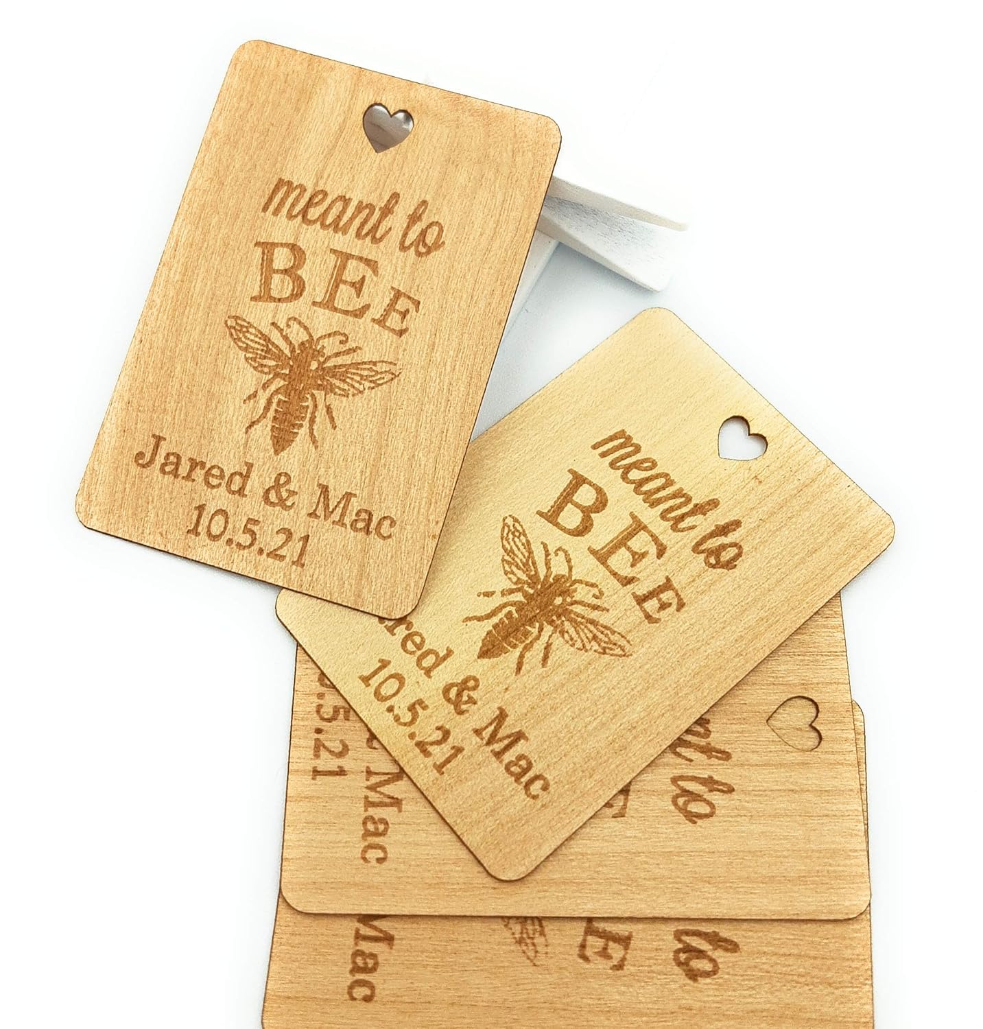 Home & Garden Wedding Supplies Personalised Heart Meant to ...