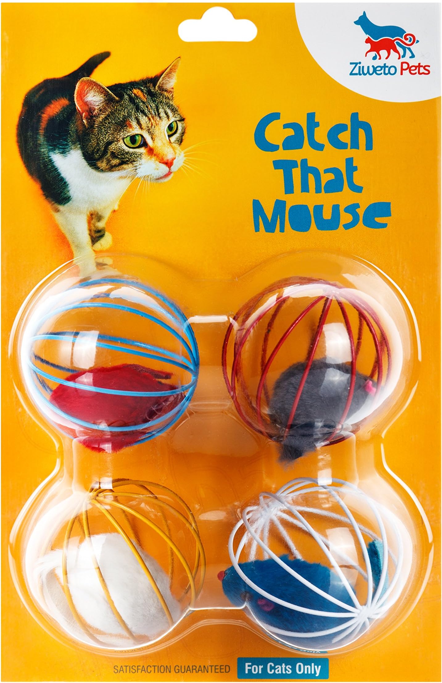 Ziweto Pets Megapack The Interactive Toy for Cats, 4 Cat Toys/Accessories to Play with The Cat