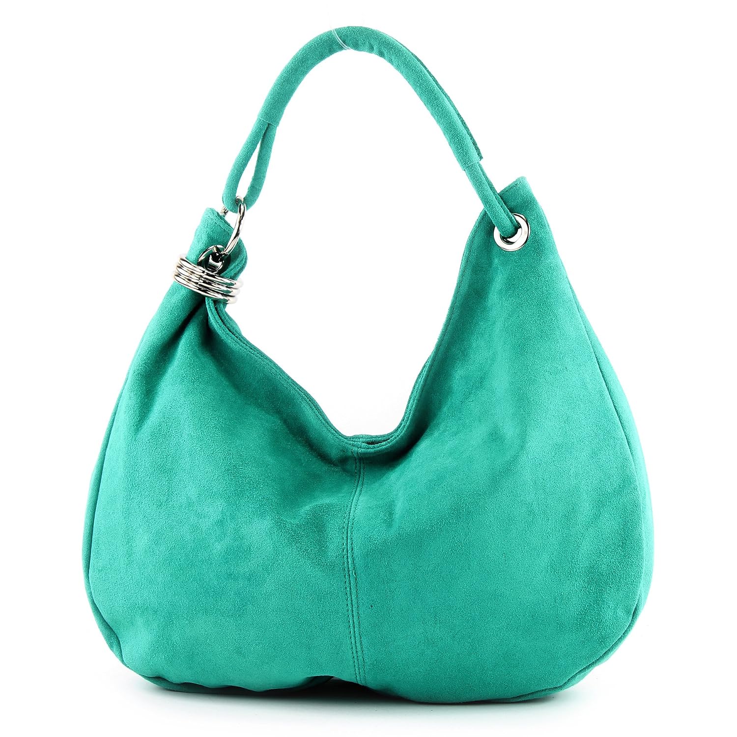 Modamoda De Ital Shopper Aus Wildleder Groß T02 Präzise - 