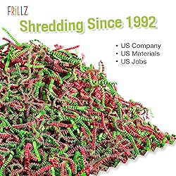 FRILLZ Crinkle Cut Paper Shred Filler for