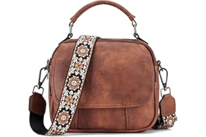 OPAGE Small Crossbody Bags for Women Trendy, Soft PU Leather Womens Crossbody Purse Shoulder Handbags