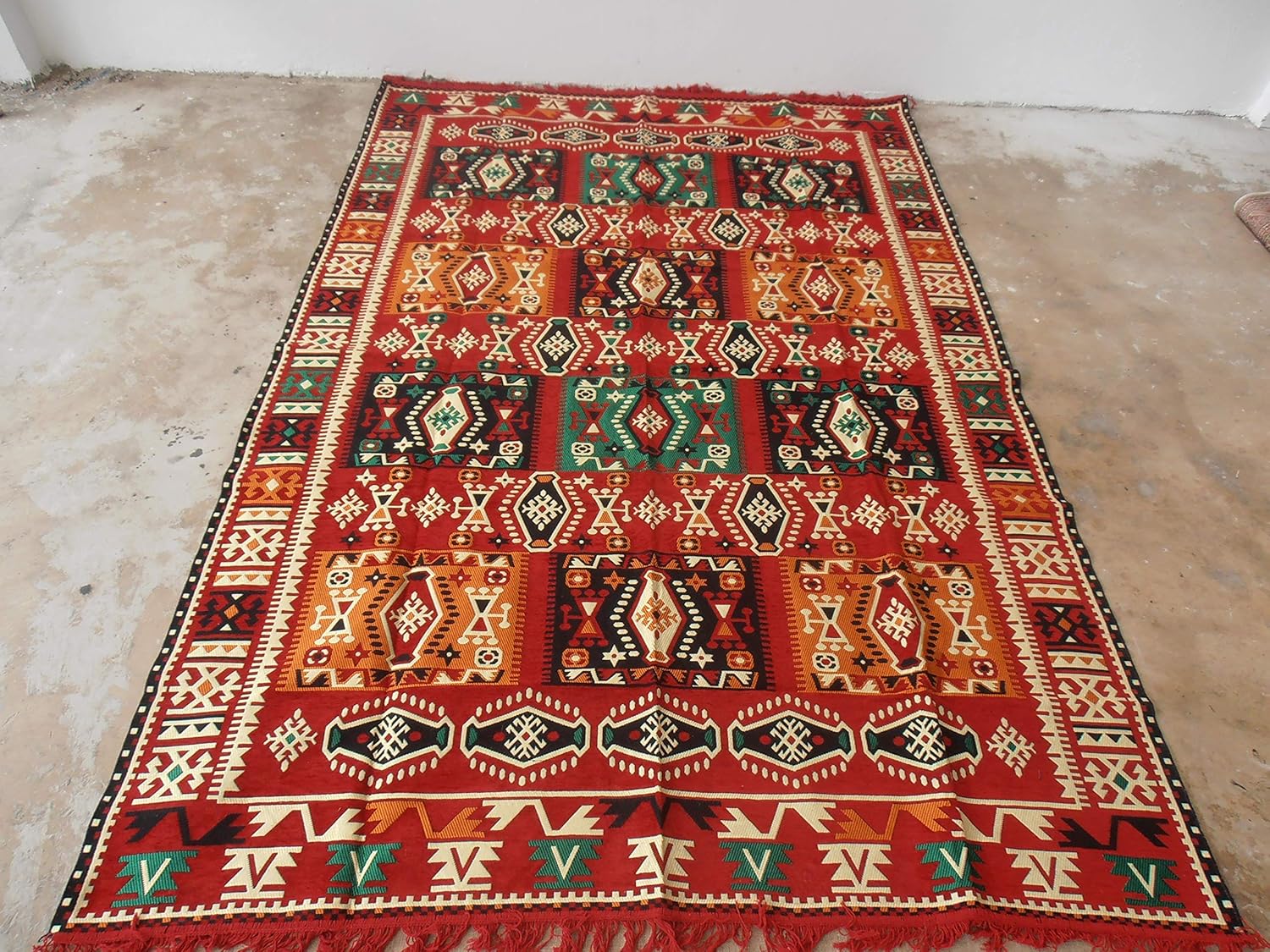 Kilim Rug,Turkish Kilim Rug,Traditional Rug,Kilim Fabric