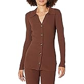 The Drop Women's Constance Rib Button-Down Sweater