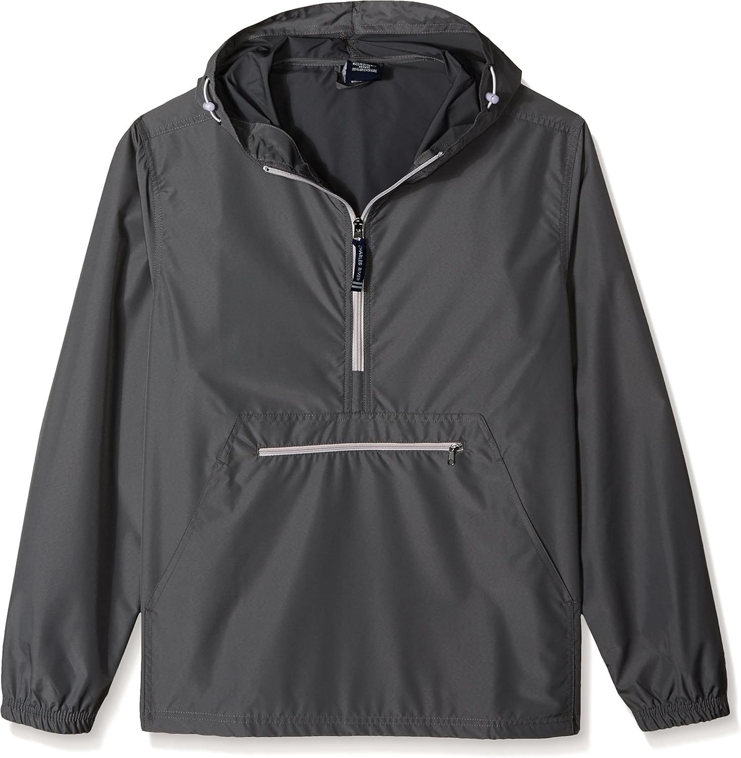 Charles River Apparel Pack-N-Go Wind & Water-Resistant Pullover (Reg/Ext Sizes): Clothing