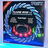 TOSY Flying Ring - 36 RGB Multicolor or 12 Monocolor LEDs, Super Bright, Lost Mode, Auto Light Up, Easter Basket Stuffers Gif
